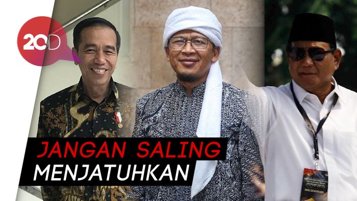 Aa Gym Dukung Prabowo Apa Jokowi?