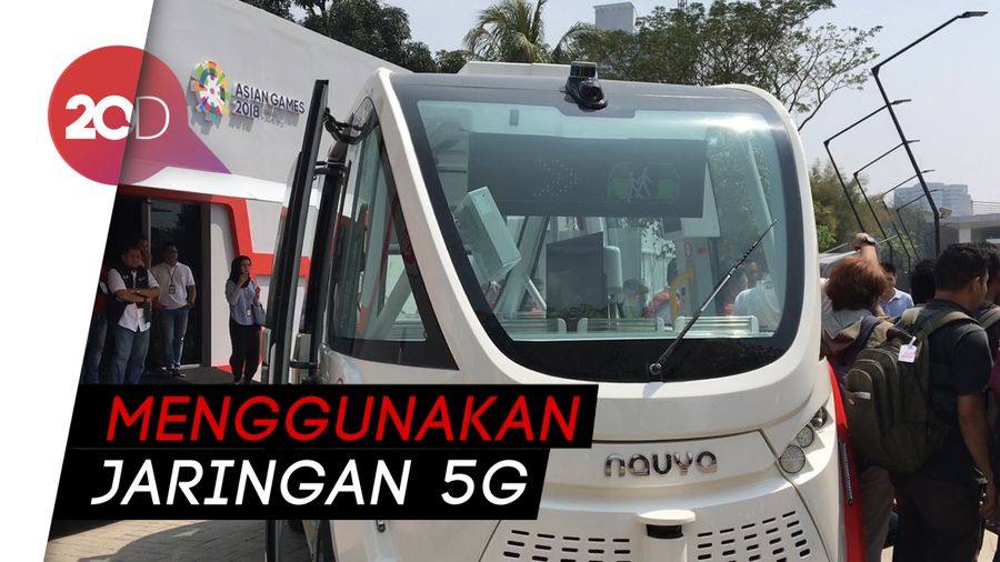 Ada Bus Hantu di GBK, Bisa Jalan Tanpa Sopir