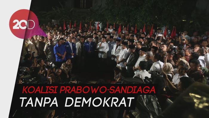 Koalisi Prabowo-Sandiaga Tanpa Demokrat