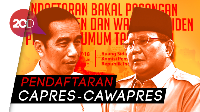 Menanti Prabowo-Sandi dan Jokowi-Maruf Amin di KPU