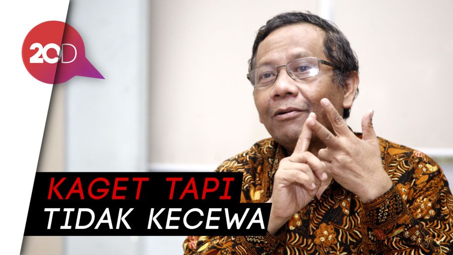 Ungkapan Legawa Mahfud Md Tak Jadi Cawapres Jokowi