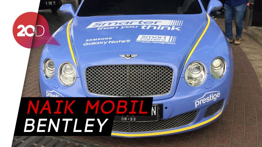 Menjajal Samsung Galaxy Note 9 Dijemput Naik Super Car