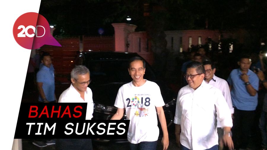 Kelar Cek Kesehatan, Jokowi Langsung Rapat Bareng Sekjen Koalisi