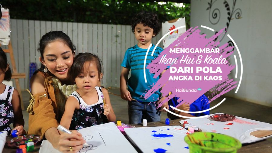 Yuk, Ajak Anak Melukis di Atas Baju Kaus