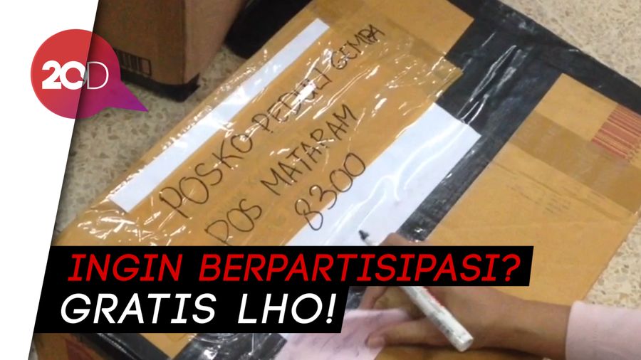 PT Pos Indonesia Sudah Kirim 9 Ton Bantuan untuk Lombok