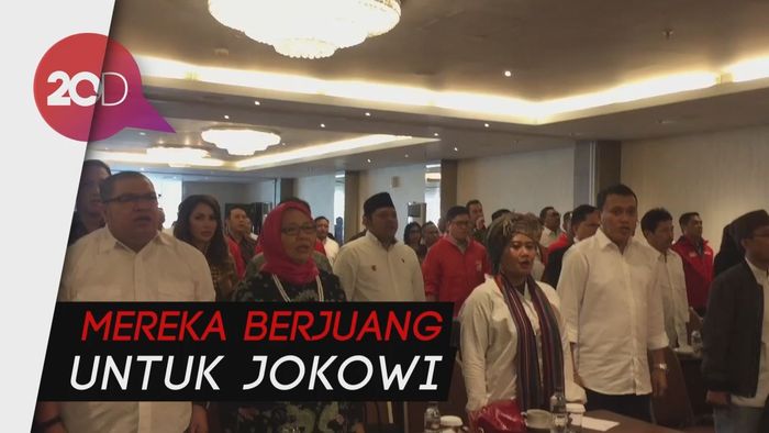 Artis hingga Elite Parpol Hadiri Pembekalan Jubir Jokowi-Maruf