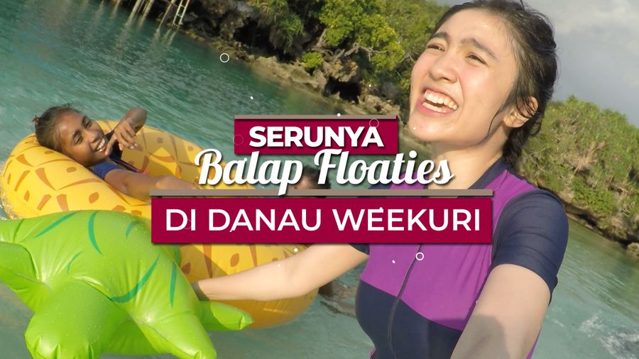 Serunya Bermain Bersama Warga di Danau Weekuri, Sumba