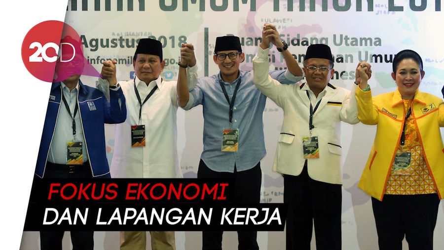 Ada AHY hingga Sudirman Said di Tim Pemenangan Prabowo-Sandi