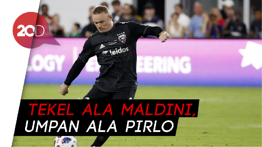  Aksi Epic Rooney di Injury Time