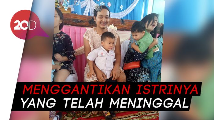 Bikin Terharu, Saat Ayah Pakai Gaun di Hari Ibu