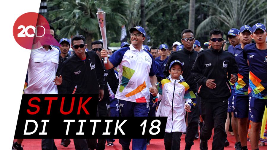 Cerita Ade Novriza Pembawa Obor Asian Games yang Terjebak Macet