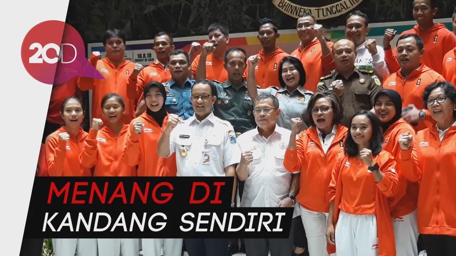 Lepas Atlet dan Ofisial Asian Games, Anies Beri Semangat