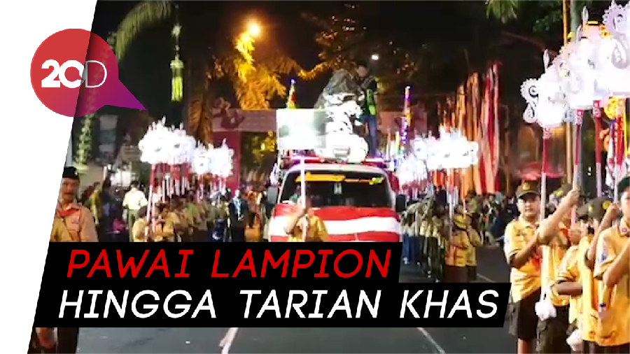 Aksi 1.000 Anggota Pramuka Meriahkan Asian Games 