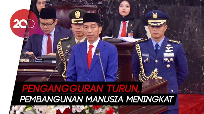 Di Sidang Tahunan MPR, Jokowi Pamer Angka Pengangguran Menurun 