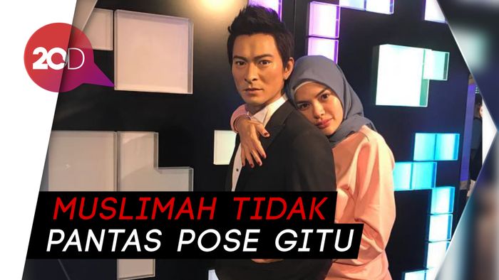 Foto Bareng Patung Andy Lau, Nikita Mirzani Malah Dinyinyirin