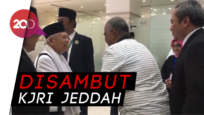 Saat Maruf Amin Tiba di Tanah Suci
