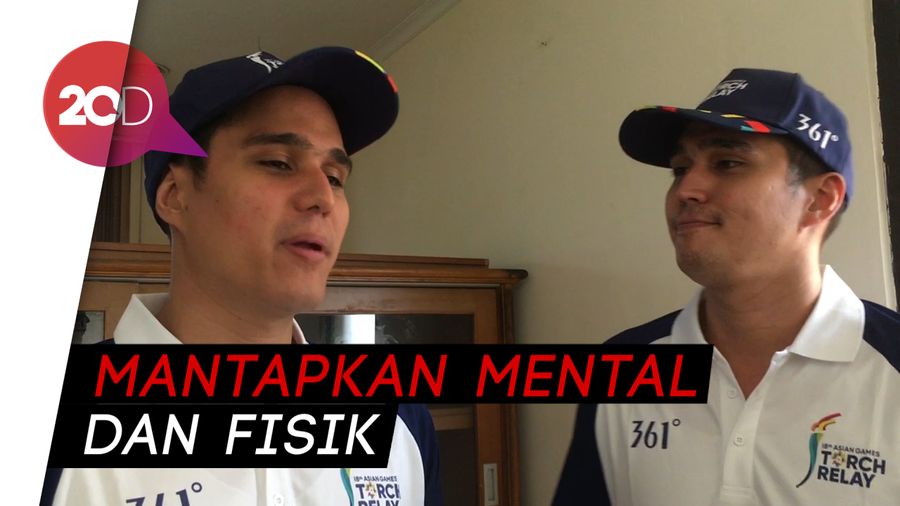 Persiapan Marcel dan Mischa Chandrawinata Bawa Obor Asian Games 2018
