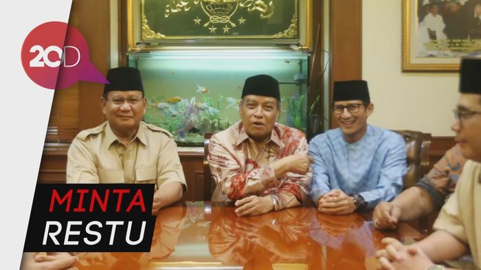 Prabowo-Sandi Sowan ke NU