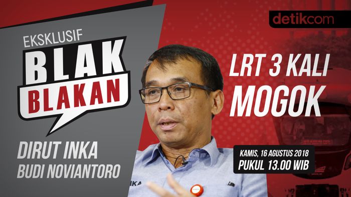Saksikan Blak-blakan Dirut INKA soal LRT 3 Kali Mogok