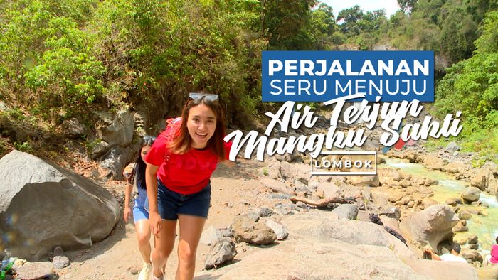 Serunya Perjalanan menuju Air Terjun yang indah di Lombok