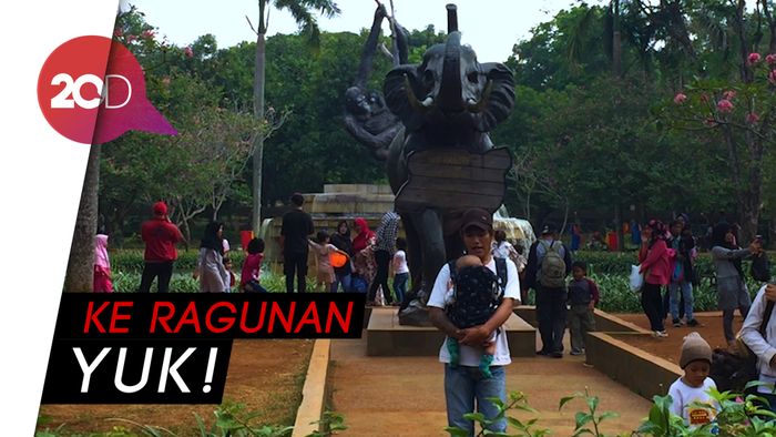 Ramainya 17-an di Kebun Binatang Ragunan