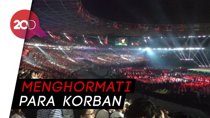 Doa untuk Korban Gempa Lombok di Pembukaan Asian Games