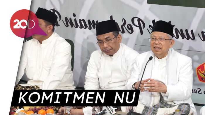 Maruf Amin Menyatakan NU 100% Siap Dukung Jokowi di Pilpres