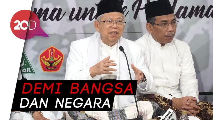 Maruf Amin Tepis Anggapan Turun Pangkat Jadi Cawapres