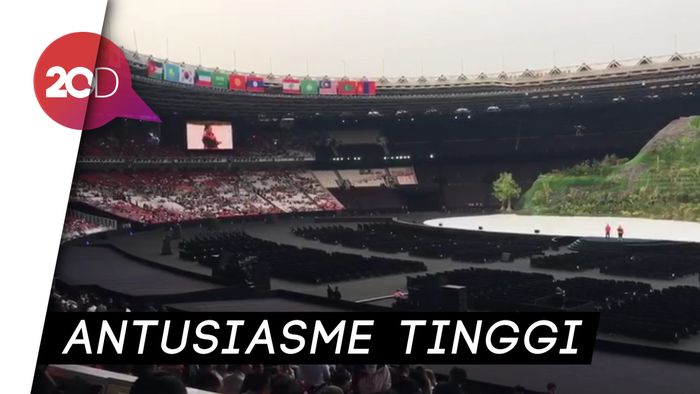 Suasana Jelang Pembukaan Asian Games 2018