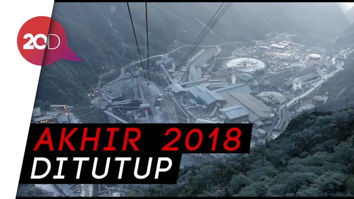 Menengok Tambang Grasberg Freeport Sebelum Ditutup