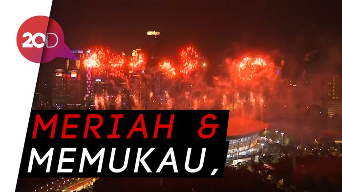 Pesta Kembang Api di Pembukaan Asian Games 2018