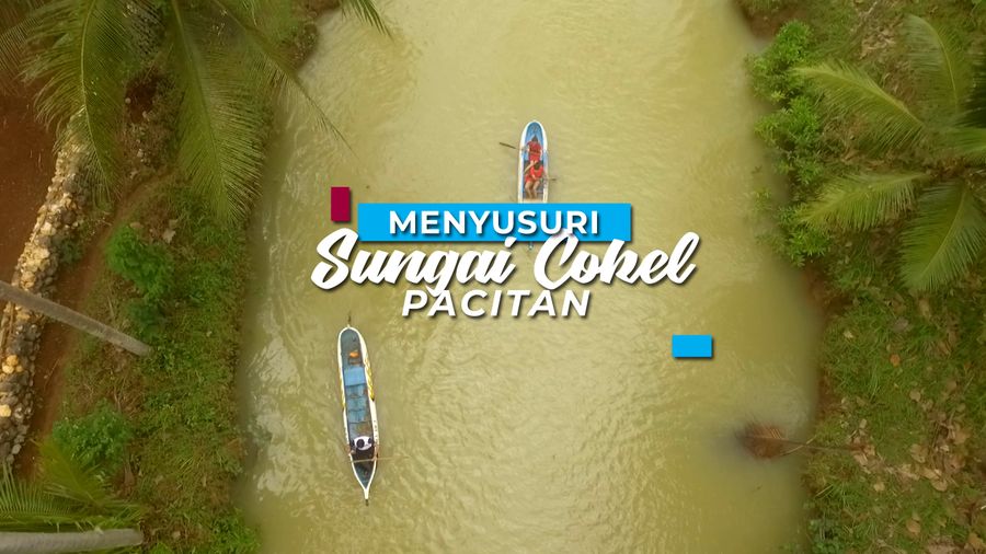 Menyusuri Sungai Cokel di Pacitan