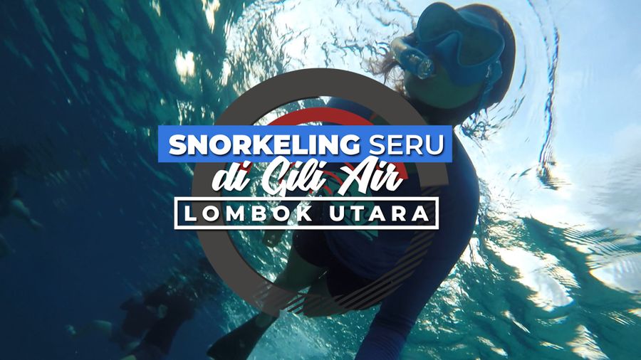 Snorkeling Seru di Laut Gili Air Lombok