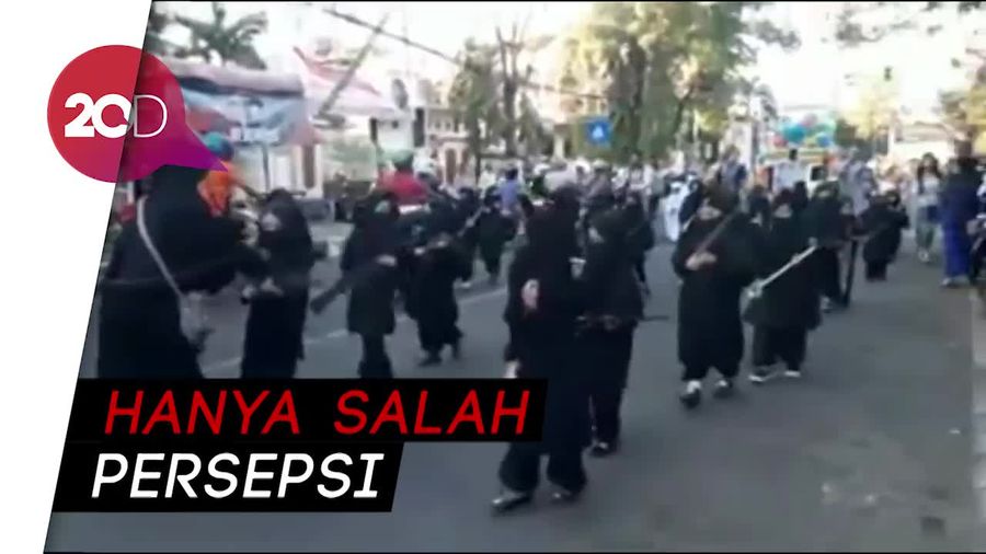 Mendikbud: Tak Ada yang Luar Biasa dari Pawai TK Bercadar & Bersenjata