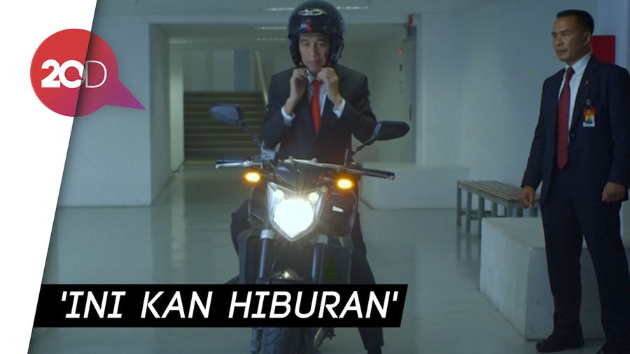 Aksi Motorannya Disindir, Jokowi: Ya, Ini Kan Hiburan