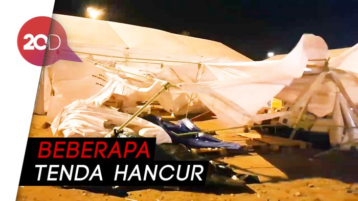 Badai Angin di Arafah, Jemaah Indonesia Aman