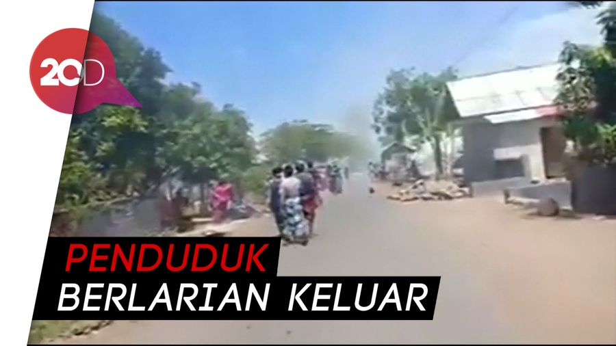 Kepanikan Akibat Gempa 6,5 SR di Lombok