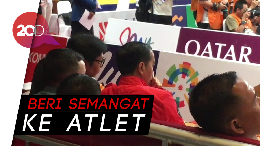 Tiba-tiba, Jokowi Nonton Pertandingan Wushu Asian Games