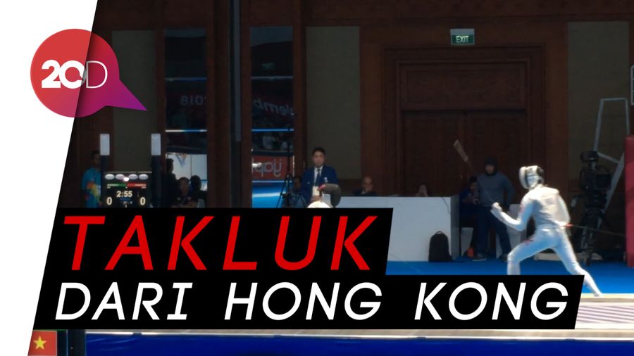 Dennis Kandas di 16 Besar Cabor Anggar Asian Games