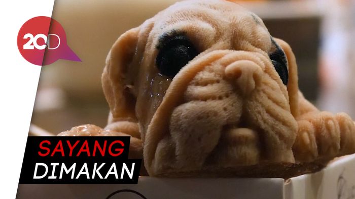 Gemas! Ada Es Krim Mirip Anak Anjing di Restoran Taiwan