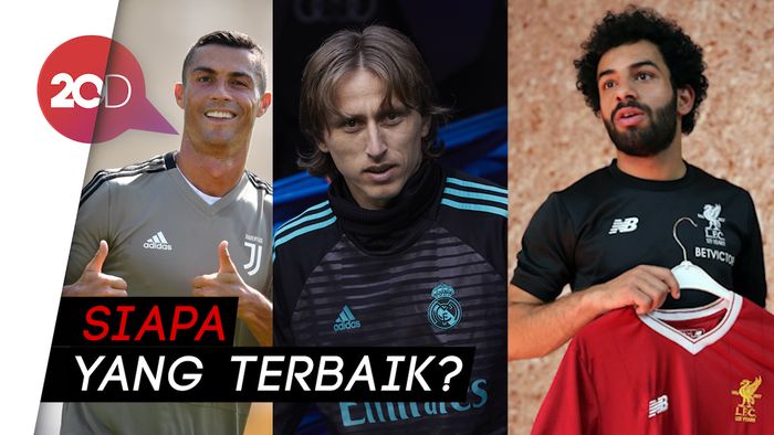 Ronaldo, Modric, dan Salah Berebut Gelar Pemain Terbaik UEFA 