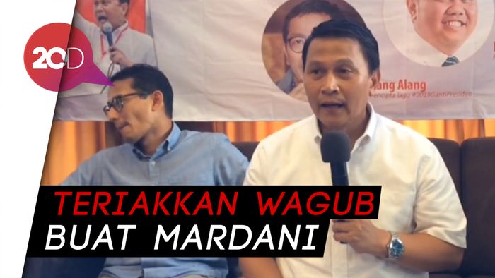 Sandi: Mardani Lebih Pas Jadi Menteri daripada Wagub