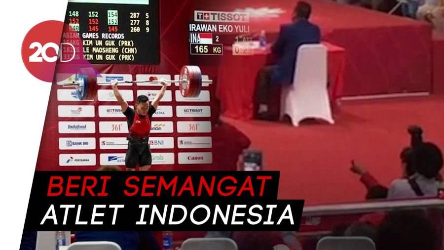 Standing Applause dan Jempol Jokowi untuk Aksi Eko Yuli