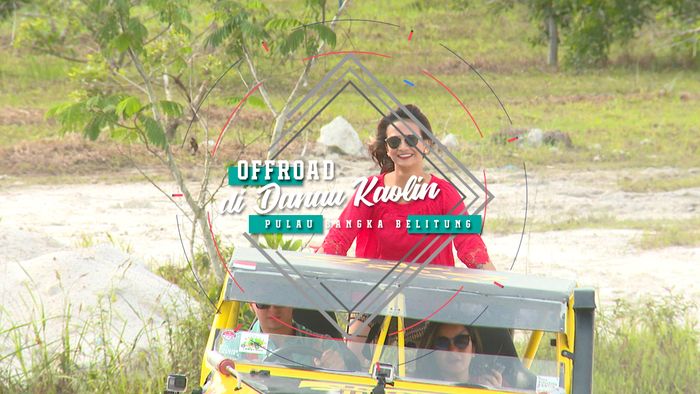 Serunya Offroad di Danau Kaolin, Bangka Belitung