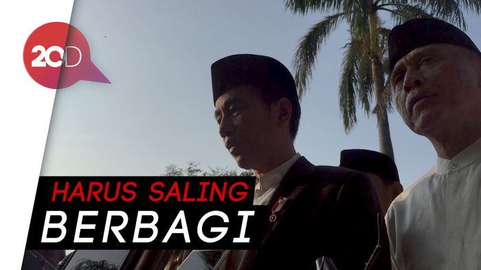 Idul Adha, Jokowi Ingatkan Warga Bantu Korban Gempa Lombok