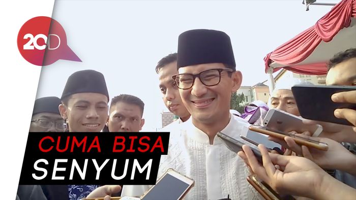Senyum Keki Sandi Tanggapi Laporan Mahar Politik di Bawaslu