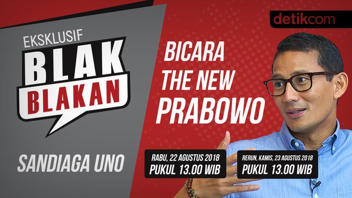 Saksikan Blak-blakan Sandiaga Bicara The New Prabowo