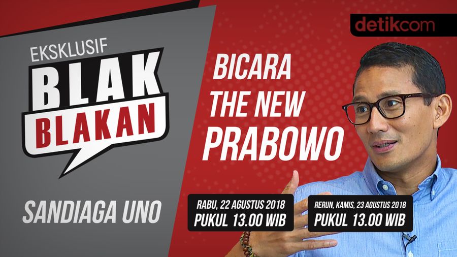 Saksikan Blak-blakan Sandiaga Bicara The New Prabowo