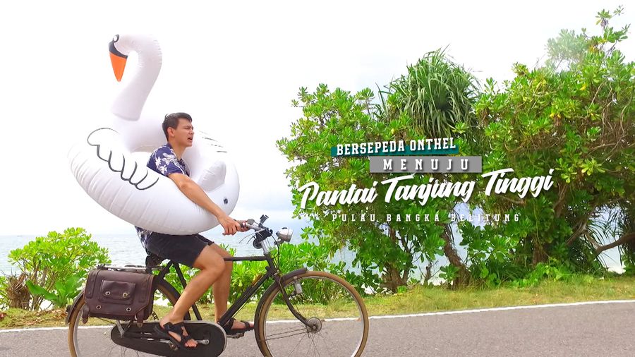 Bersepeda Ria Menuju Pantai Tanjung Tinggi