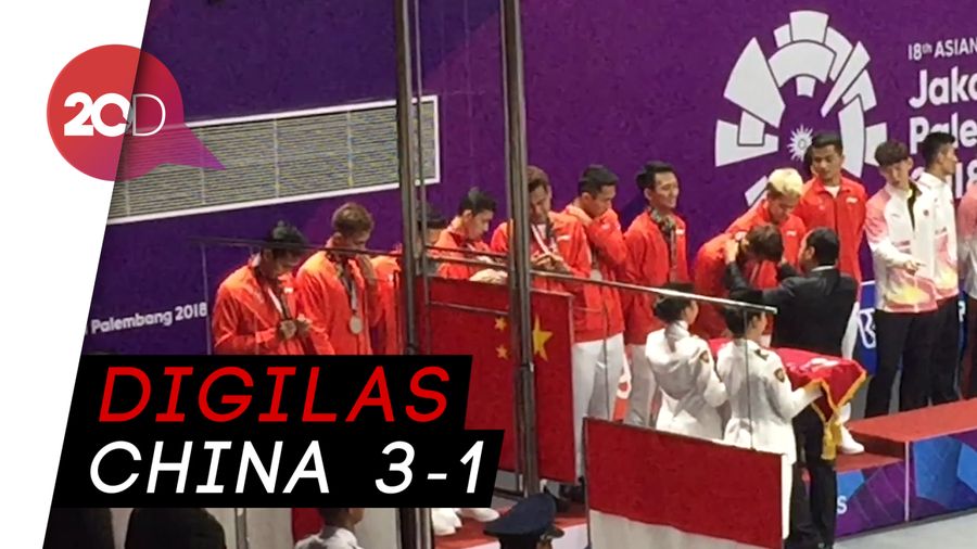 Indonesia Raih Perak di Bulutangkis Beregu Putra